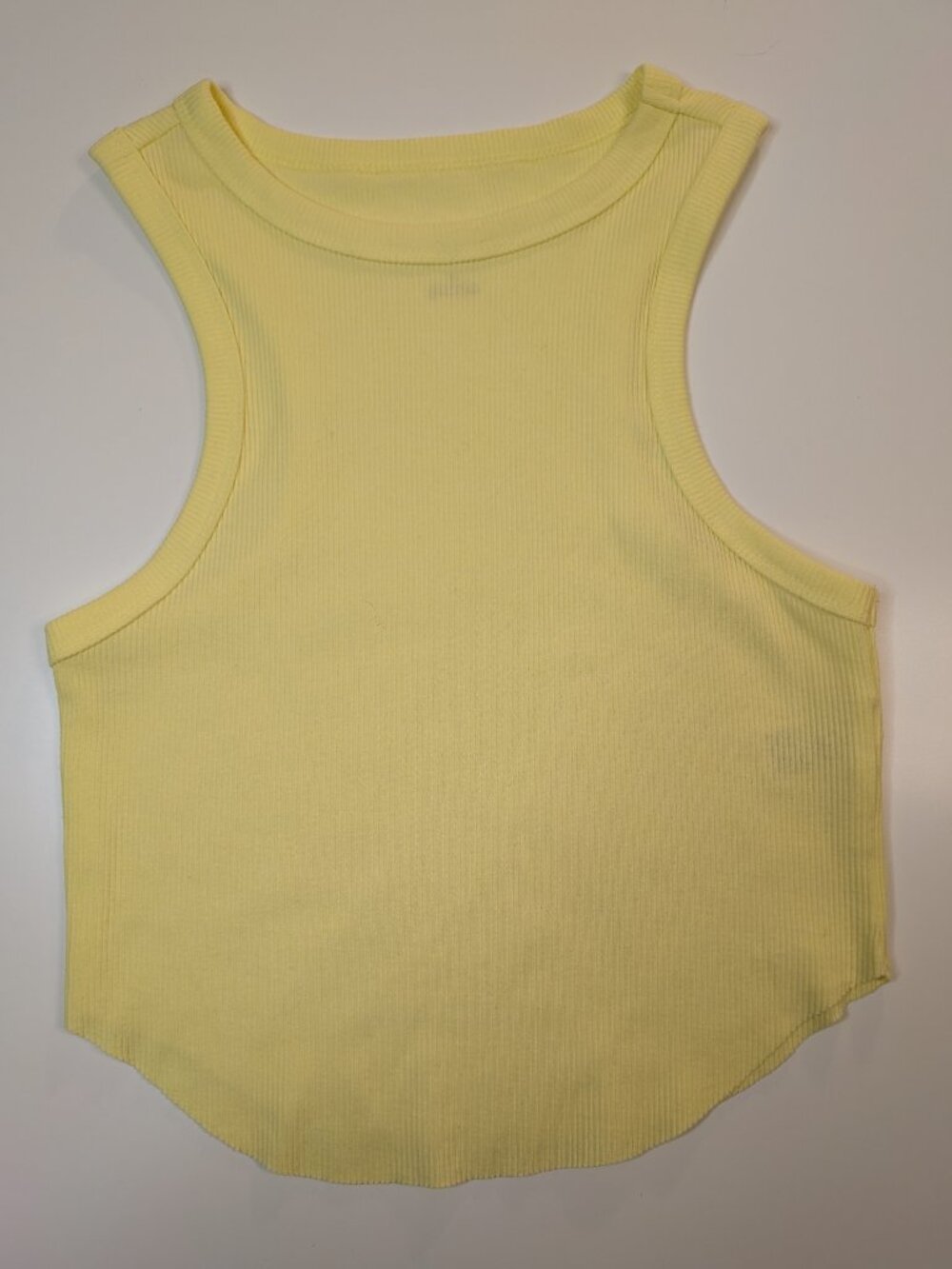 Wild Fable Yellow Ribbed Tank Top – S